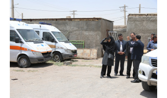 بازدید دکتر شهدادی از نقلیه دانشگاه