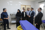 بازدید دکتر شهدادی از بیمارستان هامون