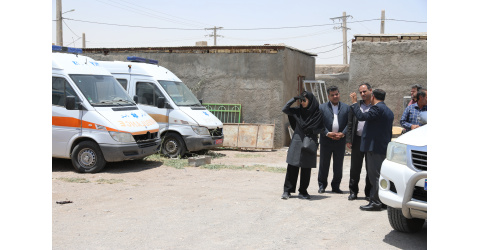 بازدید دکتر شهدادی از نقلیه دانشگاه