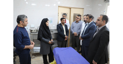 بازدید دکتر شهدادی از بیمارستان هامون